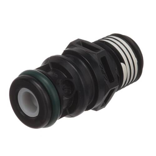 Attwood Marine Fuel Line Fitting Sprayless Connector - 1/4 Inch NPT Male Tank - Black; Plastic - 8838TM6 - Young Farts RV Parts