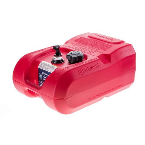Attwood Marine Fuel Tank - With Gauge - Portable - 6 Gallon Capacity - Gas - HDPE - 8806LPG2S - Young Farts RV Parts
