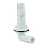 Attwood Marine Livewell Aerator Rotating Spray Head - With Shut Off Valve - White; Single - 4125 - 7 - Young Farts RV Parts
