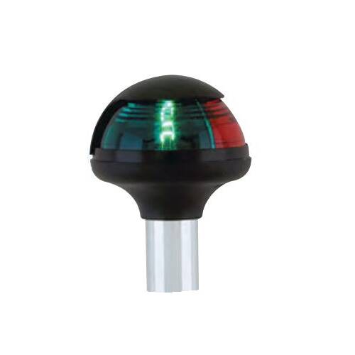 Attwood Marine Navigation Light - Pulsar 5090 Series - Round - Incandescent - Red/ Green Lens - 5092 - 12T1 - Young Farts RV Parts