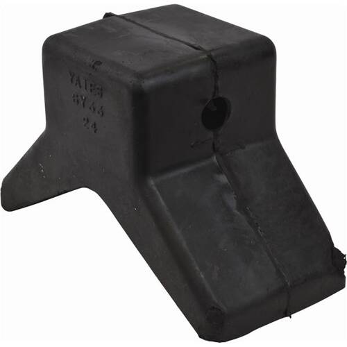 Attwood Marine Trailer Boat Bow Stop - 3" x 3" - Black; Single - 11201 - 1 - Young Farts RV Parts