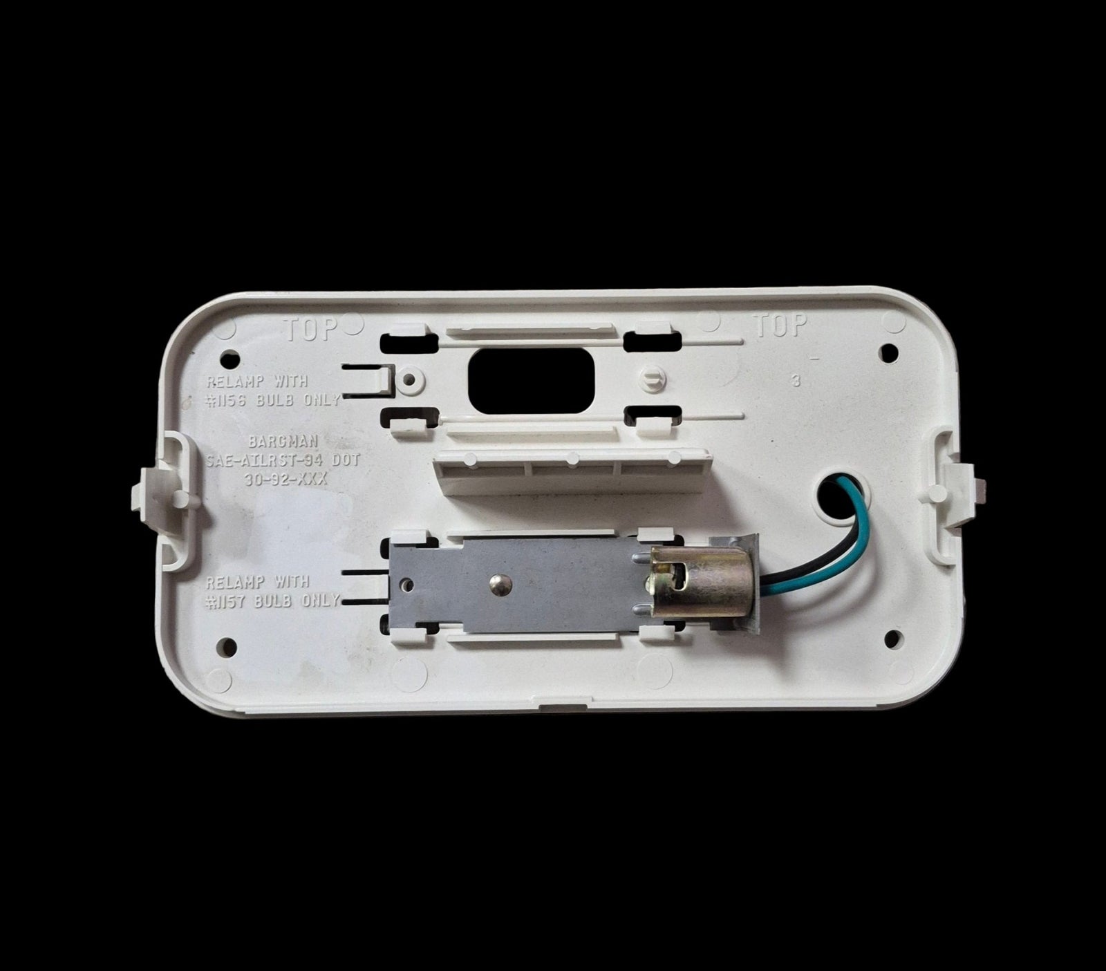 Bargman Passenger Tail Light Base 30 - 92 - XXX - Young Farts RV Parts