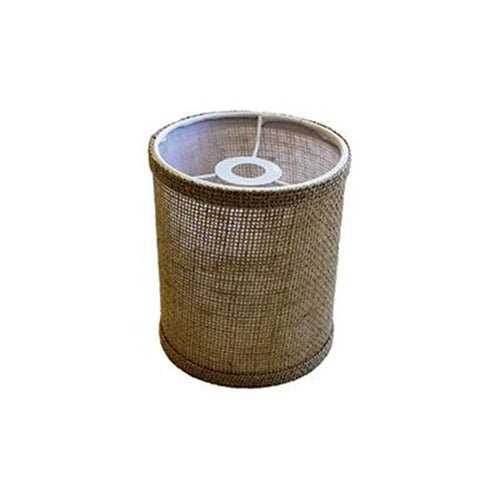 Barrel Lamp Shade Burlap - Young Farts RV Parts