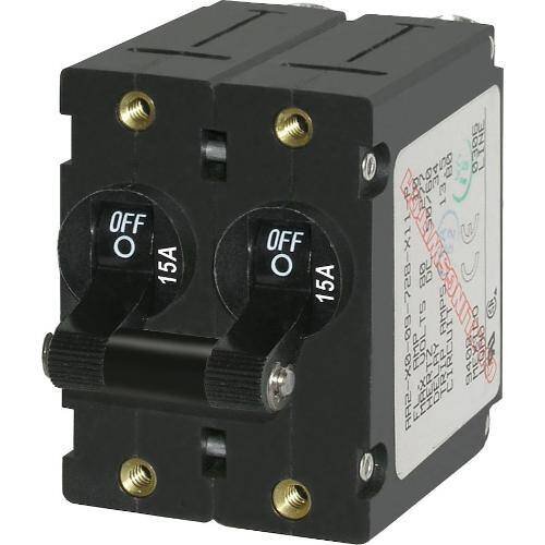 BLUE SEA A Series Circuit Breaker - 15 Amps/120/240 Volt AC/32 Volt DC - 7234 - BSS - Young Farts RV Parts