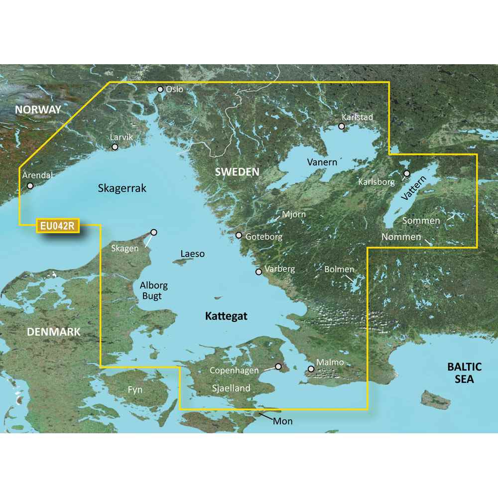 BlueChart g3 HD - HXEU042R - Oslo to Trelleborg - microSD /SD - Young Farts RV Parts