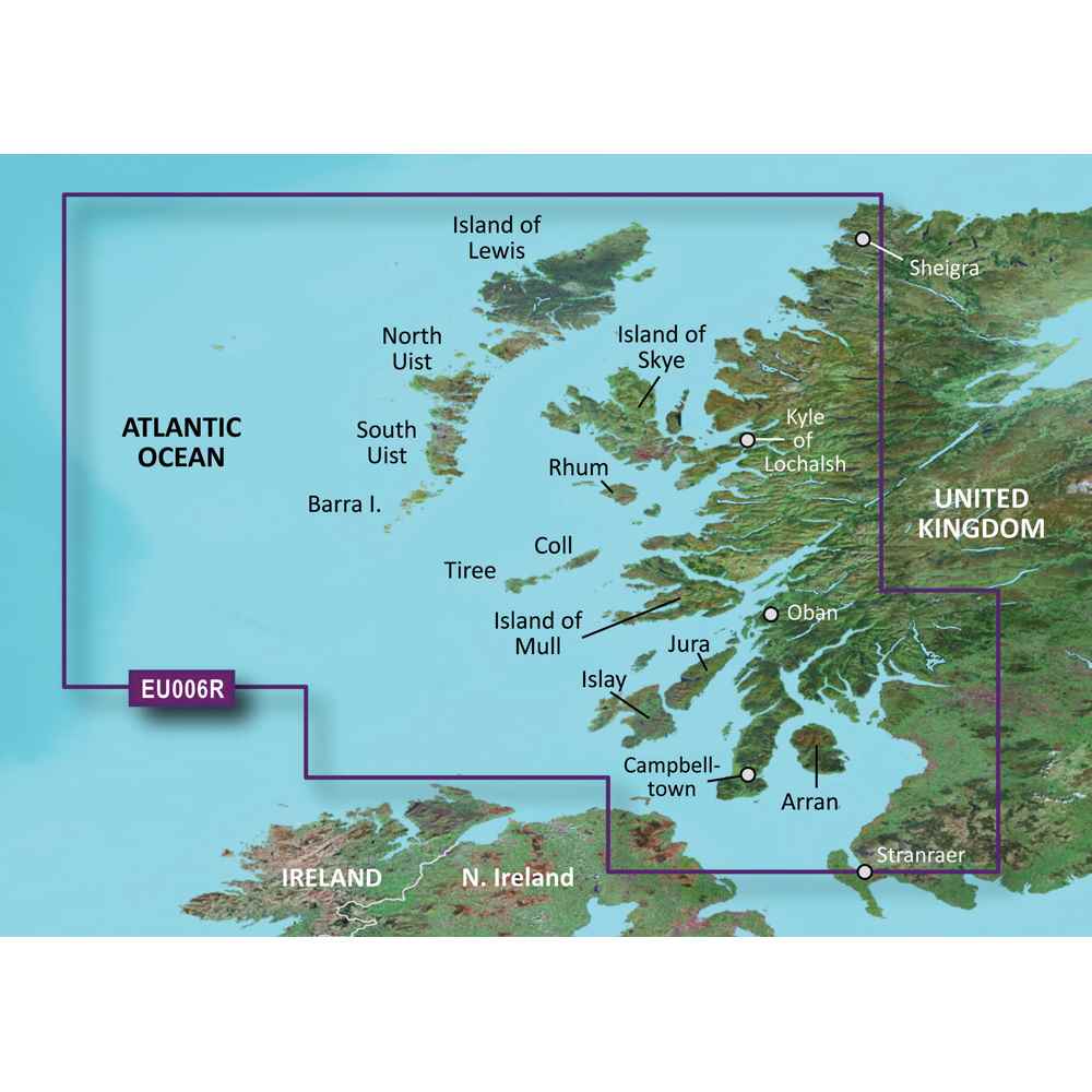 BlueChart g3 Vision HD - VEU006R - Scotland, West Coast - microSD /SD - Young Farts RV Parts