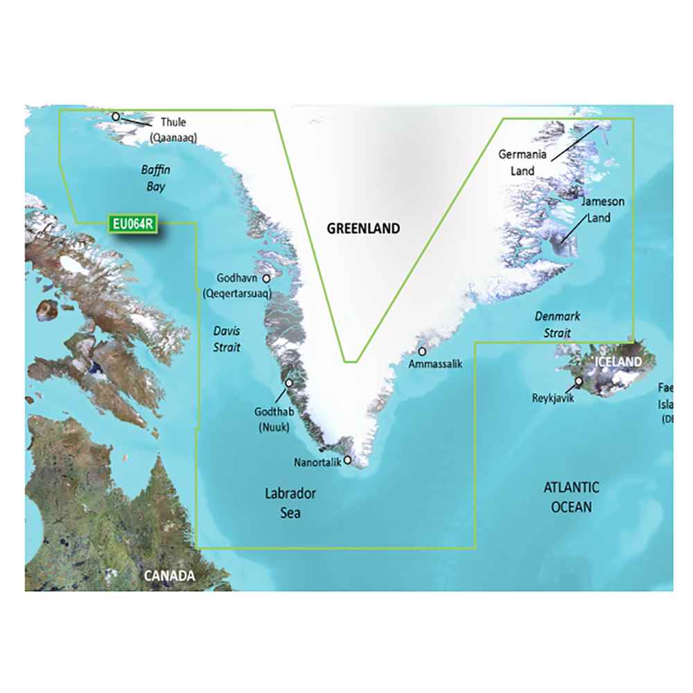 BlueChart g3 Vision HD - VEU064R - Greenland - microSD /SD - Young Farts RV Parts