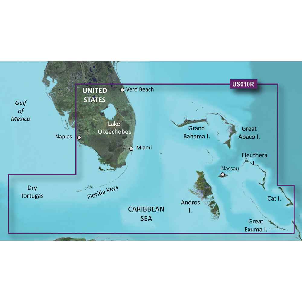 BlueChart g3 Vision HD - VUS010R - Southeast Florida - microSD /SD - Young Farts RV Parts