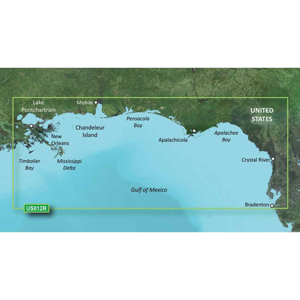 BlueChart g3 Vision HD - VUS012R - Tampa - New Orleans - microSD /SD - Young Farts RV Parts