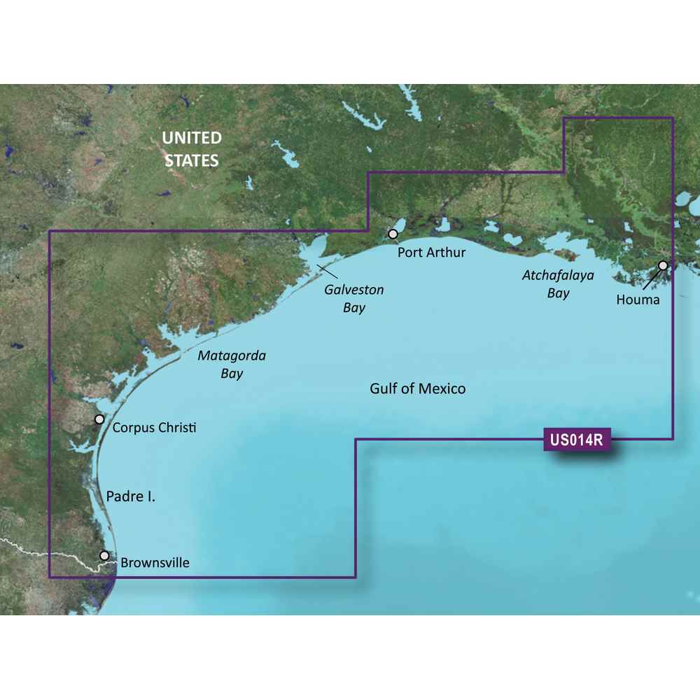 BlueChart g3 Vision HD - VUS014R - Morgan City to Brownsville - microSD /SD - Young Farts RV Parts