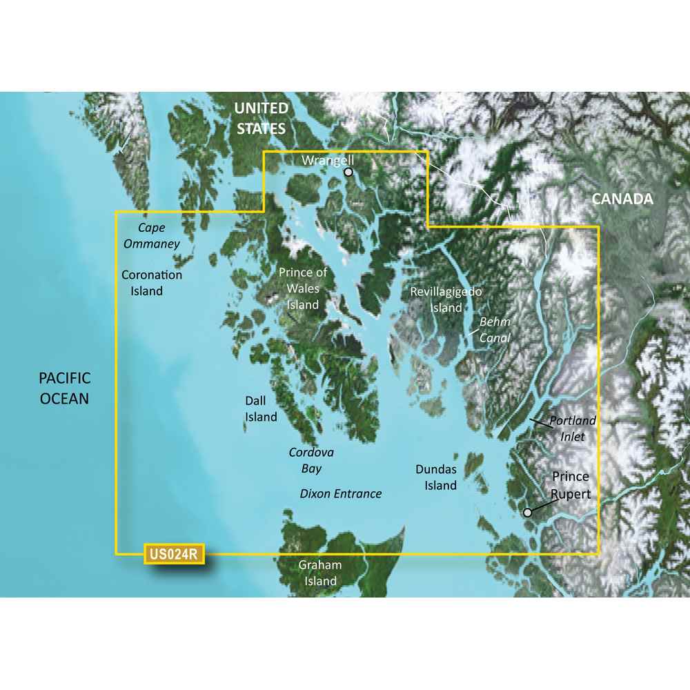 BlueChart g3 Vision HD - VUS024R - Wrangell - Dixon Entrance - microSD/ SD - Young Farts RV Parts