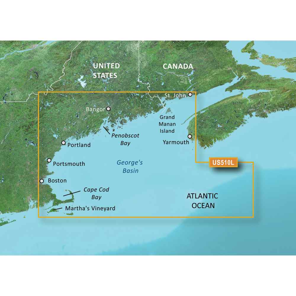 BlueChart g3 Vision HD - VUS510L - St. John - Cape Cod - microSD /SD - Young Farts RV Parts