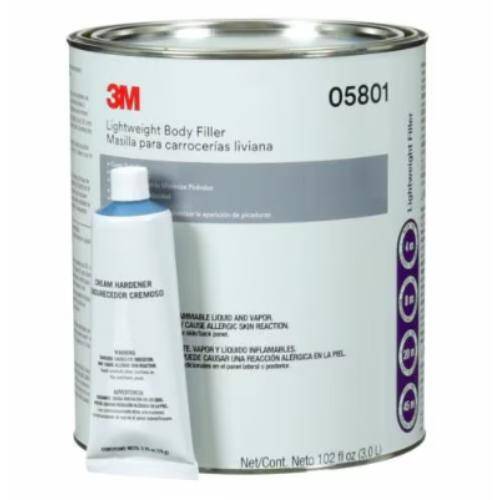 Body Filler Paste - Gray/ Blue; 1 Gallon Can; Single - 05801 - Young Farts RV Parts