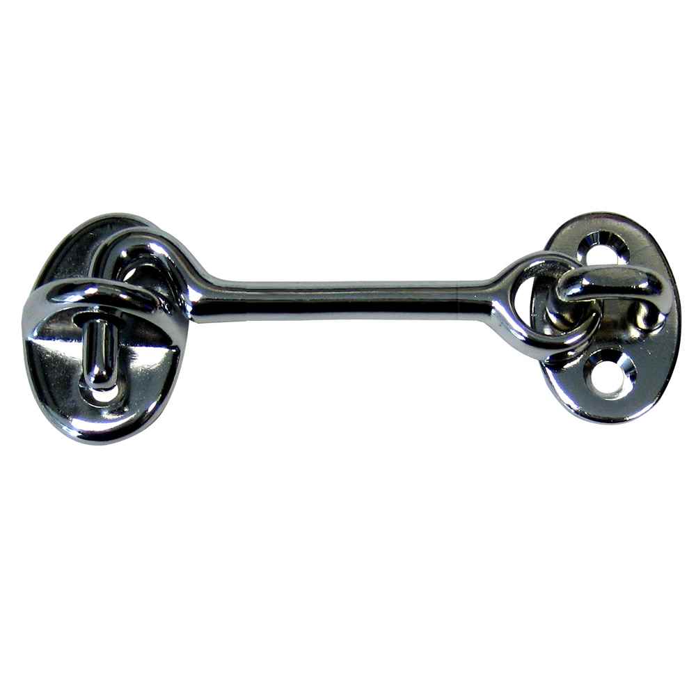 Cabin Door Hook - CP/Brass - 3