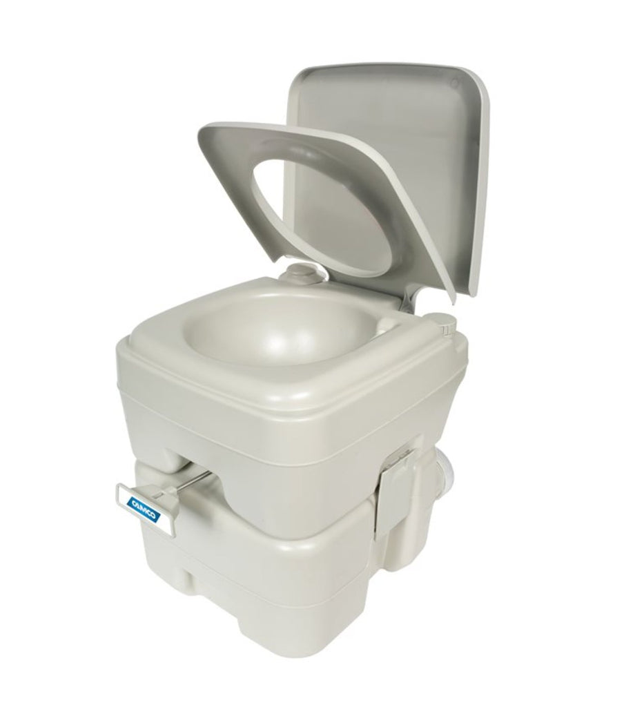 Camco 41541 Portable Toilet With 5.6 Gallon Tank, Beige - Young Farts RV Parts