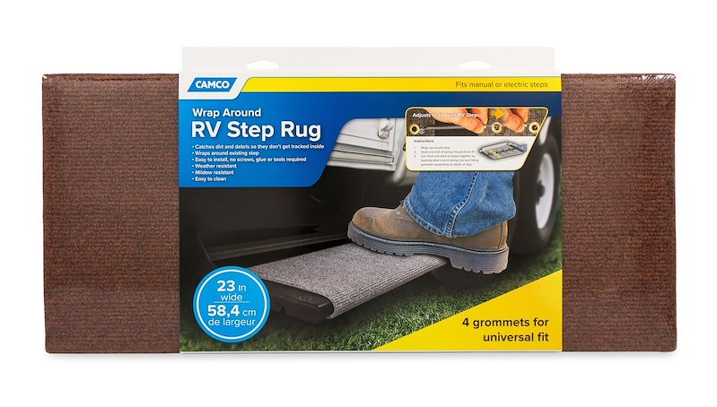 Camco 42931 Entry Step Rug 23