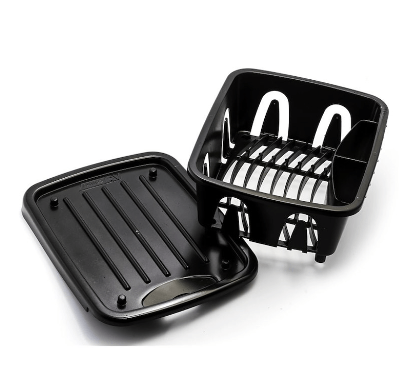 Camco 43512 Draining Dish Drying Rack & Tray - Young Farts RV Parts