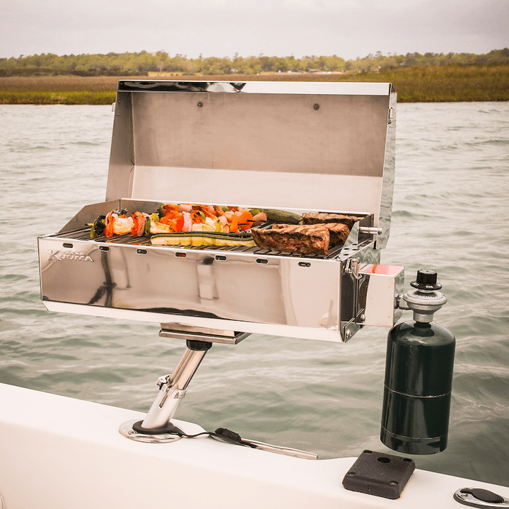 Camco Marine 58180 Kuuma Barbeque Grill Mount - Young Farts RV Parts