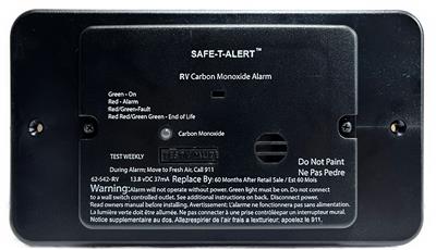 Carbon Monoxide Detector MTI Industry 62 - 542 - BL - TR - Young Farts RV Parts