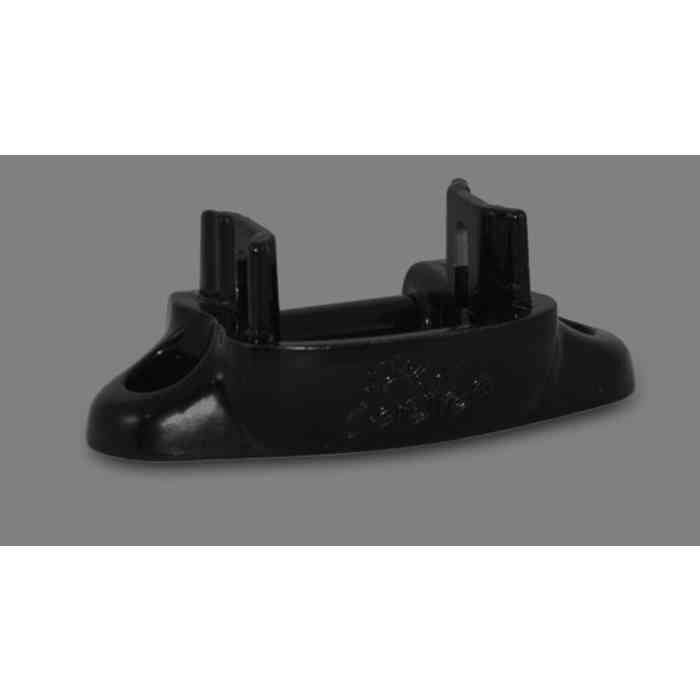 Carport Foot Black - Young Farts RV Parts