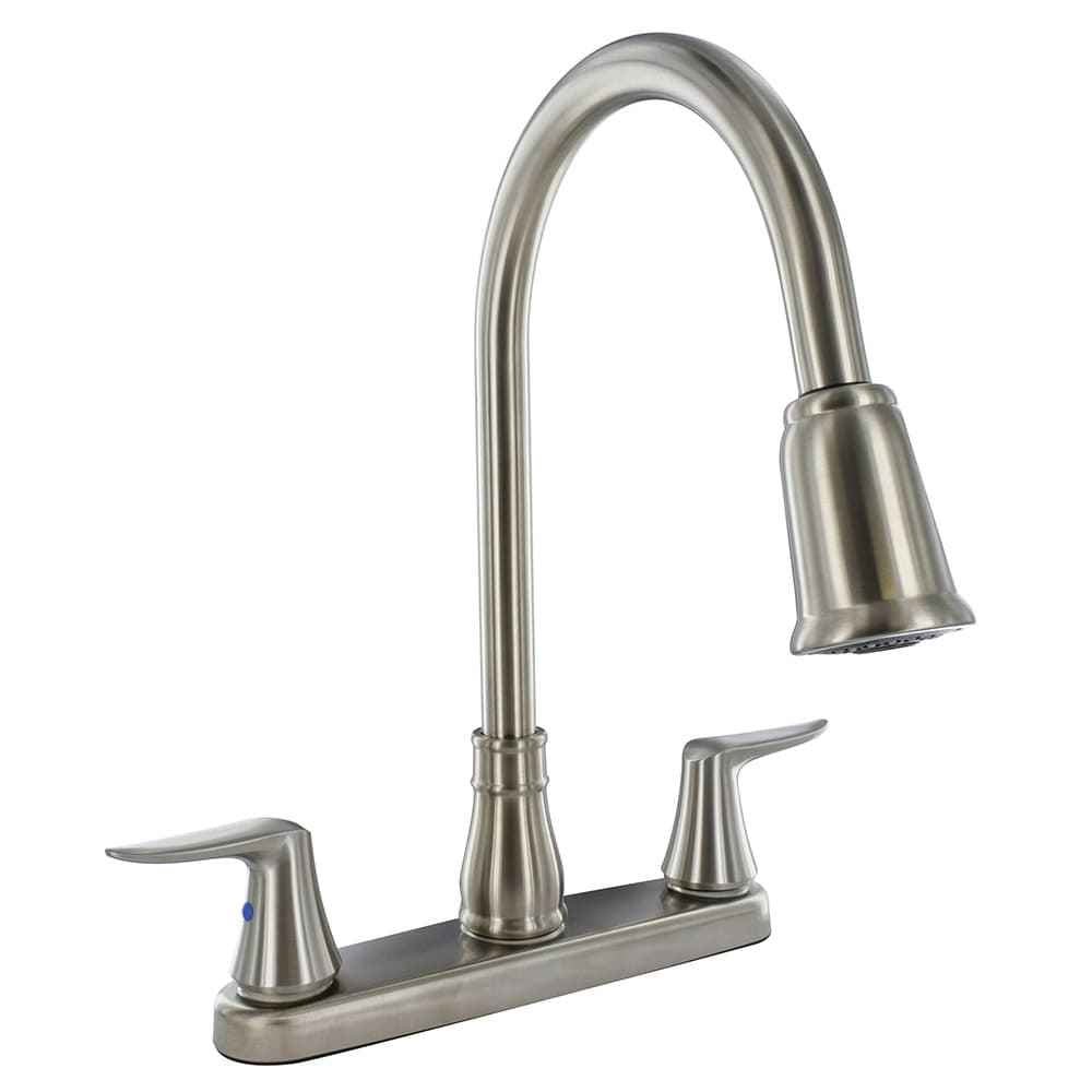 CATALINA 8" KITCHEN FAUCET, NICKEL - Young Farts RV Parts