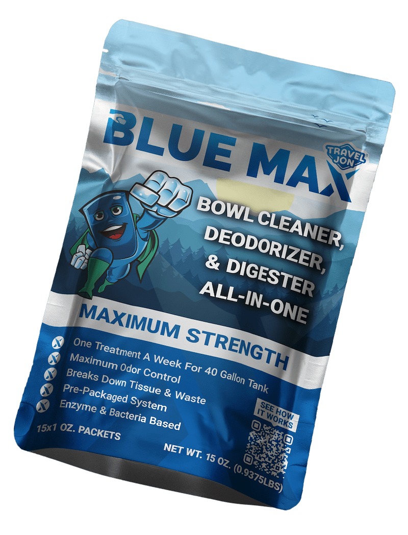 Century Chemical 19963 - CL Travel Jon® BLUE MAX Waste Holding Tank Treatment - Pack Of 15 Treatments - Young Farts RV Parts