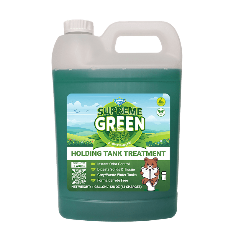 Century Chemical 20130 - GL Travel Jon® Supreme Green Waste Holding Tank Treatment - 1 Gallon - Young Farts RV Parts