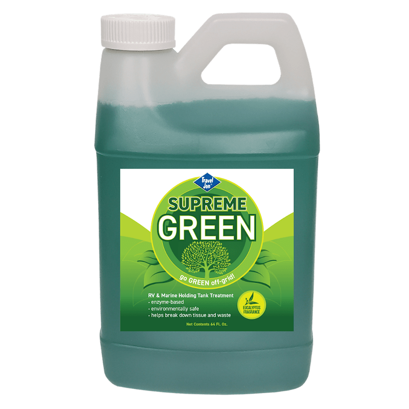 Century Chemical 20131 - CH Travel Jon® Supreme Green Waste Holding Tank Treatment - 64 Ounce - Young Farts RV Parts