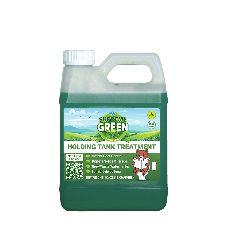 Century Chemical 20132 - CL Travel Jon® Supreme Green Waste Holding Tank Treatment - 32 Ounce - Young Farts RV Parts
