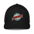 Young Farts Looks Better Dirty Trucker Hat in Black – front view