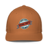 Young Farts Looks Better Dirty Trucker Hat in Caramel – front view