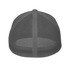 Young Farts Looks Better Dirty Trucker Hat in Charcoal – back view