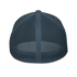 Young Farts Looks Better Dirty Trucker Hat in Navy – back view