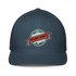 Young Farts Looks Better Dirty Trucker Hat in Navy – front view