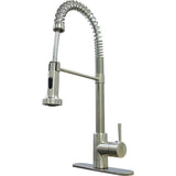 COILED SPR FAUCET SGLE BRSH NCKEL