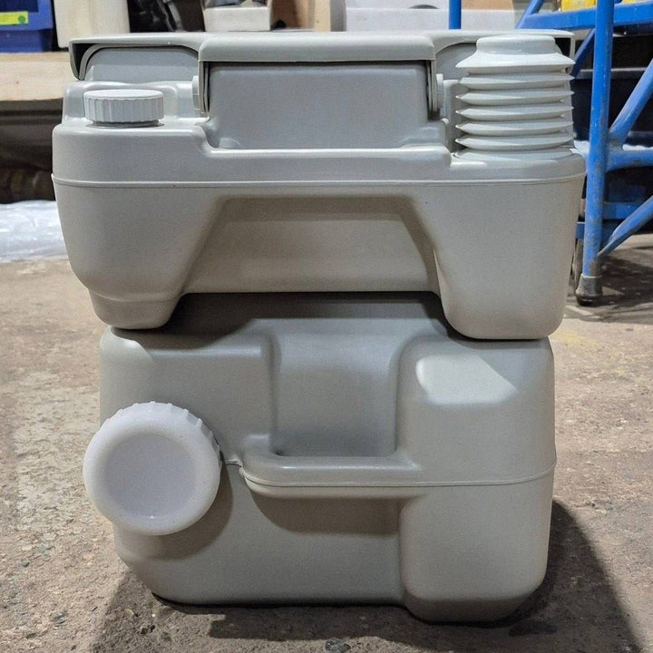 Complete RV Pro Portable Toilet, Hand Pump Flush, 20 L (5.3 Gal), Grey - N35Z515 - Young Farts RV Parts