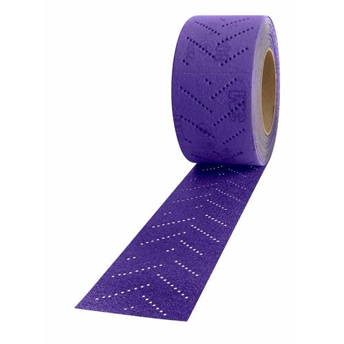 Cubitron Sandpaper - 12 Meter x 115 Millimeter; 80 Grit; Purple; Single Roll - 34462 - Young Farts RV Parts