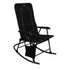 Dakota Folding Rocking Chair Black/Black - Young Farts RV Parts