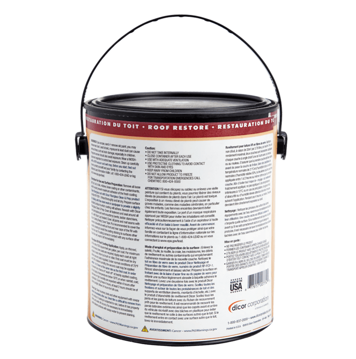 Dicor Corp. RP - FRCT - 1 Fiberglass Roof Coating - Tan - 1 Gallon - Young Farts RV Parts