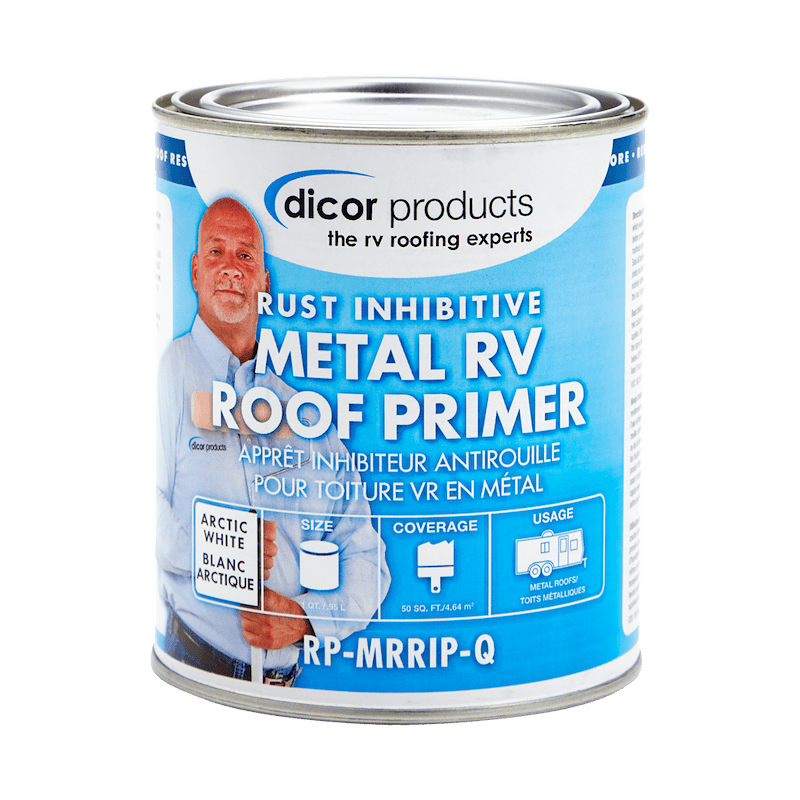 Dicor Corp. RP - MRRIP - Q Metal Roof Primer, White - 1 Quart Can - Young Farts RV Parts