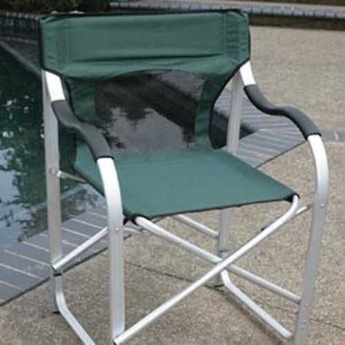 Directors Chair Aluminum Green - Young Farts RV Parts