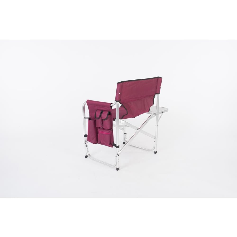 Directors Chair Burgundy w/Tray/Bag - Young Farts RV Parts