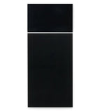 Dometic 3106863.313C Refrigerator Door Panel Set For DM2872/2882 - Black Acrylic