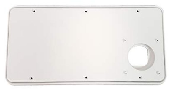 DOMETIC 32343 - ACCESS DOOR FOR SMALL FURNACE, ARCTIC WHITE - Young Farts RV Parts