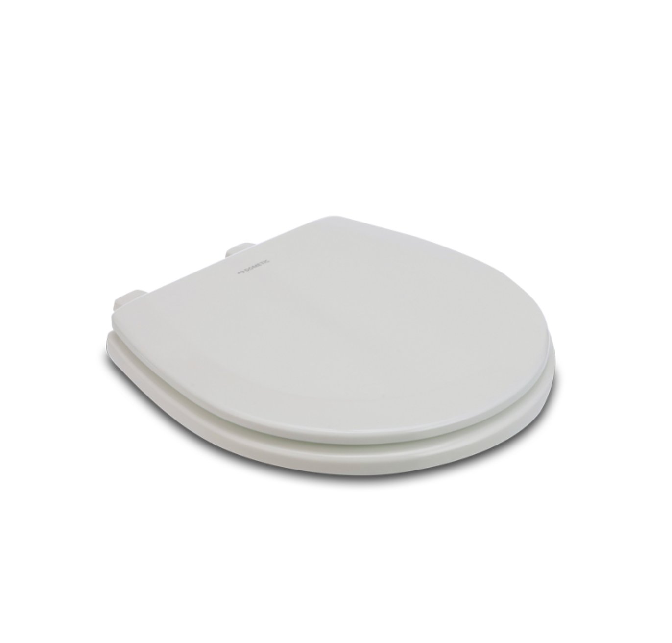 Dometic 385344436 Toilet Seat D-Shape Closed Front, White - Young Farts RV Parts