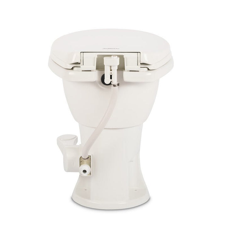 Dometic 410 Series Toilet Standard Profile Bone Porcelain with Pedal Flush Control 9610008260 - Young Farts RV Parts