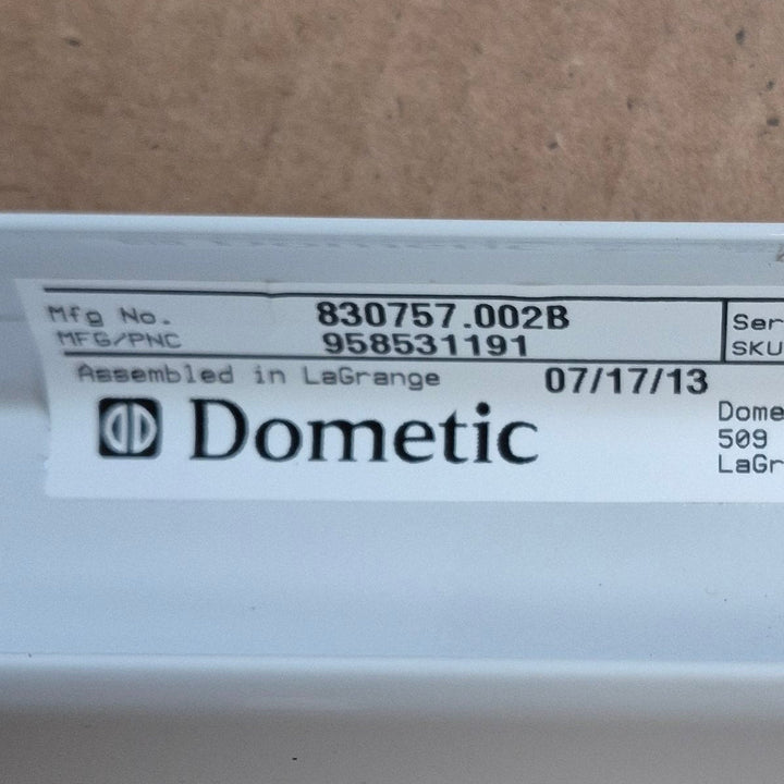 Dometic Elite Window Awning Arm Set, White -  830757.002B - Young Farts RV Parts