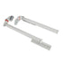 Dometic Slide Topper Awning Brackets, Short, 90 Degree, Polar White - 9800018.402B - Young Farts RV Parts