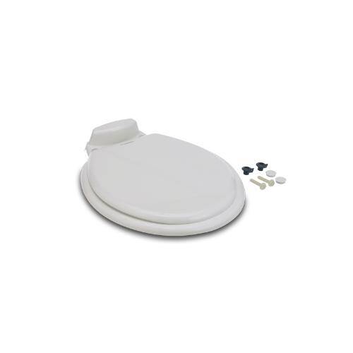 DOMETIC Toilet Seat - For 310/ 311 Series; Round; Closed Front; White; With Cover - 385311646 - Young Farts RV Parts