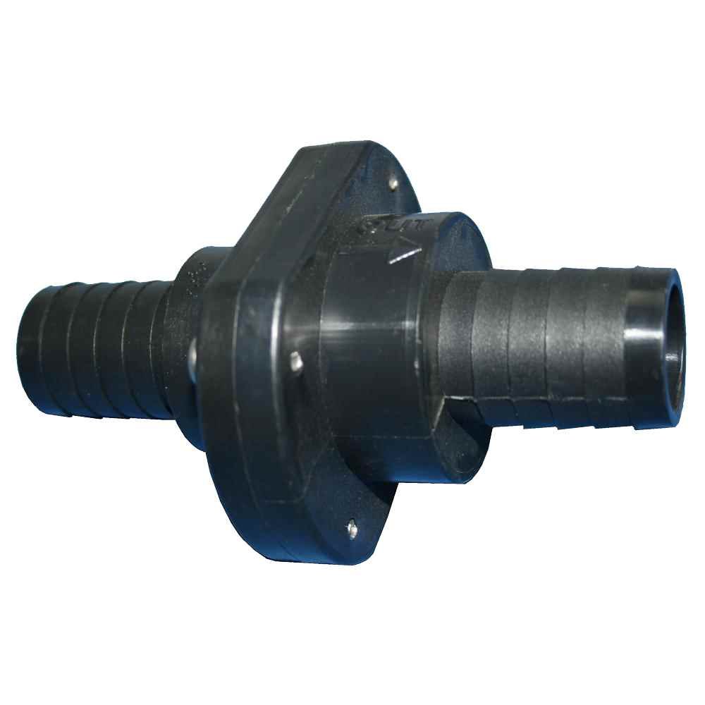Double Barb Inline Scupper Check Valve - 1 - 1/8